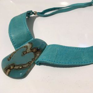 Carli Bruno Buenos Aries Choker Necklace Turquoise